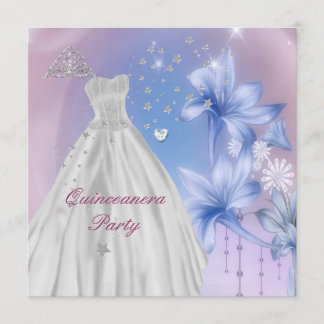 15. Geburtstagsparty in Quinceanera Einladung
