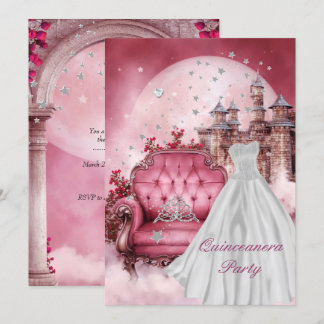 15. Geburtstagsparty in Quinceanera Einladung
