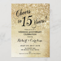 15. Hochzeitstag Gold