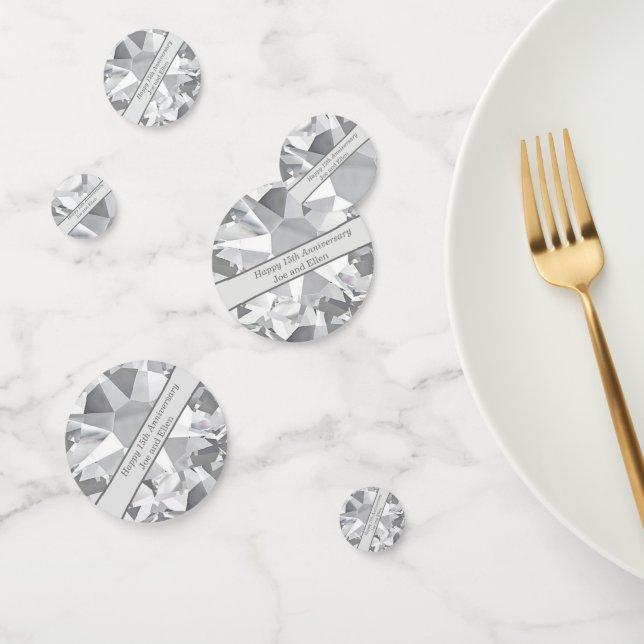 15. Hochzeitstag, Kristallfest Konfetti (Gruppe)