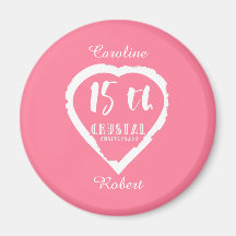 15. Hochzeitstag traditionelles Kristall