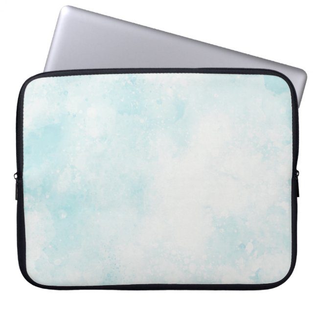 15-Inch Laptop Sleeve – Floral & Gradient Grain  (Vorderseite)