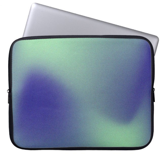 15-Inch Laptop Sleeve – Floral & Gradient Grain  (Vorderseite)