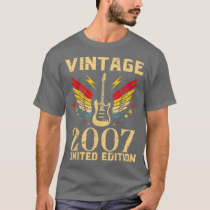 15 Jahre alt Geburtstag Gitarrist Gitarre 15. T-Shirt