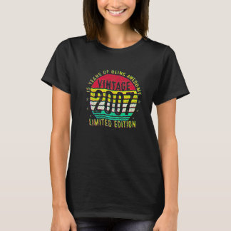 15 Jahre alt Vintage 2003 15. Geburtstag T-Shirt