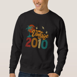 15 Jahre alte Geschenke Vintag gemacht im Jahr 201 Sweatshirt