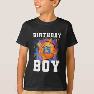 15 Jahre alte Kinder 15. Geburtstag Junge Geburtst T-Shirt