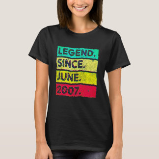 15 Jahre alte Vintage-Legende seit Juni 2007 15. G T-Shirt