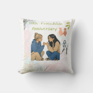 15 Jahre Freundschaft & mehr Beste Freunde Kissen