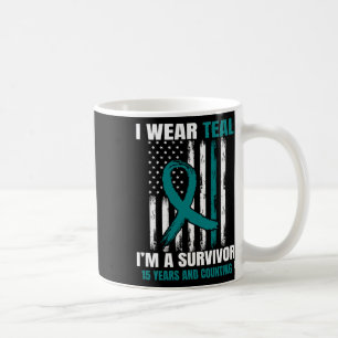 15 Jahre Ovarialkarzinom - Überlebende Geschenke A Kaffeetasse