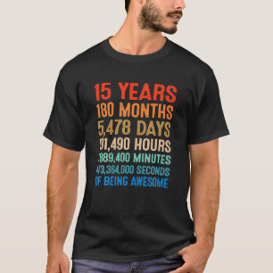 15 Jahre Phantastisch 15. Geburtstagskinder T-Shirt
