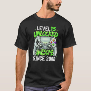 15 Jahre Stufe 15 Phantastisch seit 2008 15. T-Shirt