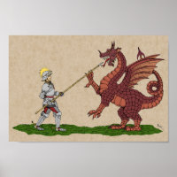 15. Jahrhundert Saint George und der Drache