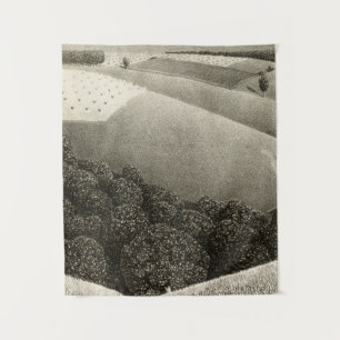 15. Juli 1938 von Grant Wood Wandteppich