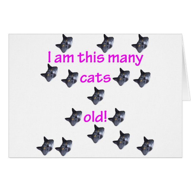 15 Katzen-Köpfe alt (Vorderseite (Horizontal))