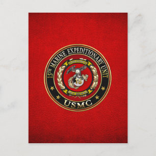 15. Marine Expeditionary Unit (15. MEU) [3D] Postkarte