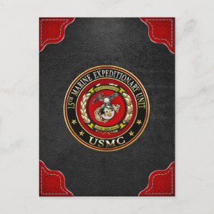 15. Marine Expeditionary Unit (15. MEU) [3D] Postkarte