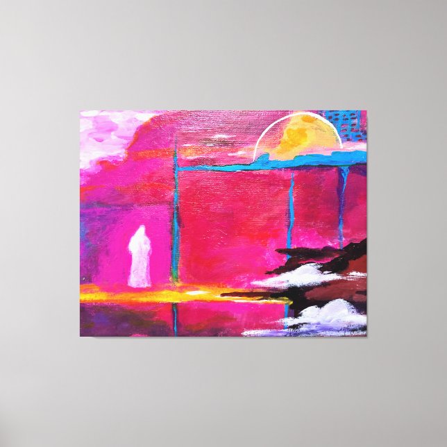 15 Minuten Leinwanddruck (Vorderseite)