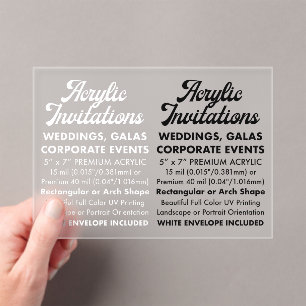 15 ml Mattierte Acryleinladung (Landschaft) Acryleinladungen