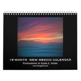 15-monatiger Kalender des New Mexiko, 2019-2020