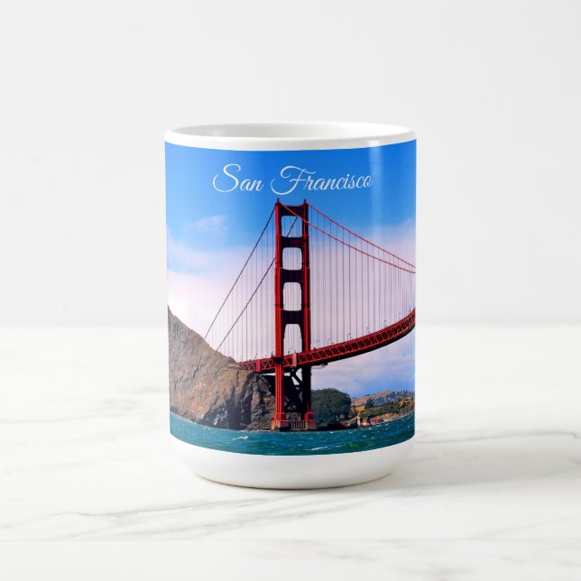 15 oz GOLDEN GATE BRIDGE SAN FRANCISCO KAFFEE TASS Kaffeetasse (Mittel)