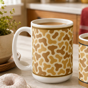 15 OZ. KAFFEE-TASSE - "AFRIKA-DRUCK" KAFFEETASSE