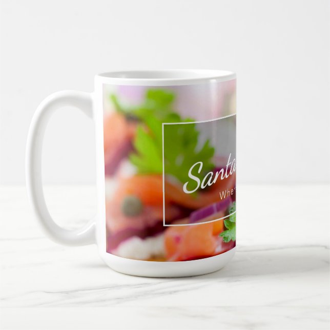 15 oz.-Kaffeetasse mit Farb-Logo Kaffeetasse (Links)