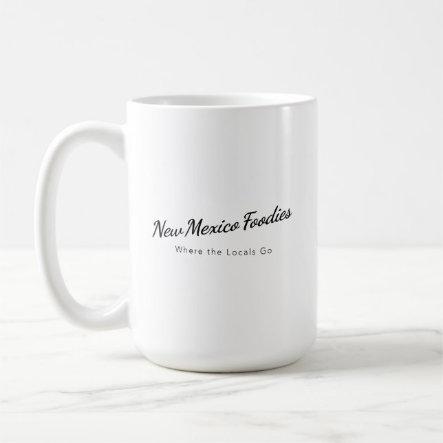 15 oz Kaffeetasse mit Logo (Links)