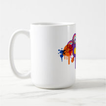 15 oz Klassischer Becher - Abstrakt
