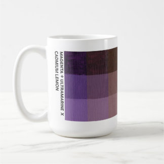 15 oz Magenta + Ultramarin x Cadmium-Limonen-Tasse Kaffeetasse