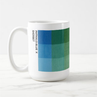 15 oz Phthalo Blau x Sherbet Tasse