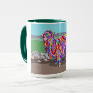 15 oz Tasse, Angora Ram Tasse