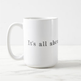 15 oz weiße Tasse inspirierend