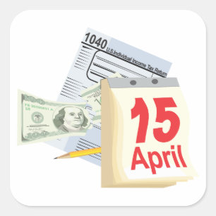 15. QUADRATISCHER AUFKLEBER