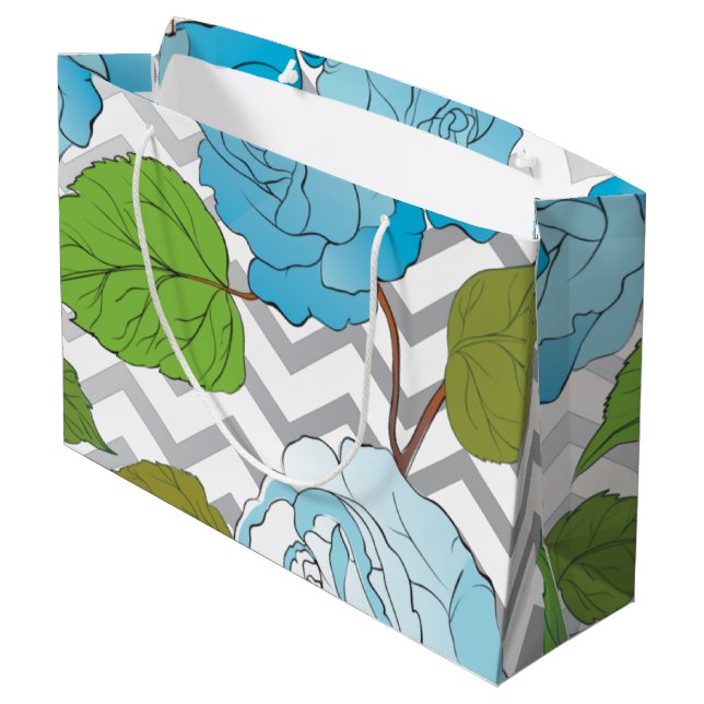 15 Rose 14 Große Geschenktüte (Rückseite Schrägansicht)