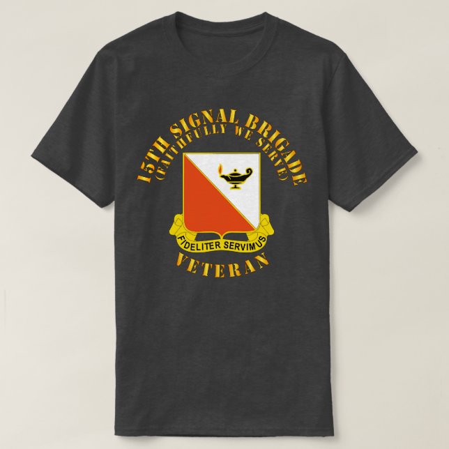 15. Signalbrigade DUI Veteran X T-Shirt (Design vorne)