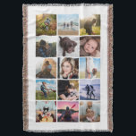 15 Square FotoCollage Keepake White Decke<br><div class="desc">15 quadratische Foto Layout Foto Collage werfen Decke perfekt für Ihre Instragram Fotos, mit benutzerdefinierten Rahmen. Ein Weihnachtsgeschenk für ein Uni-gebundenes Kind! Mehr Farben gibt es in meinem Laden. —template Fotos von— https://unsplash.com/@thepootphotographer https://unsplash.com/@goodmood77 https://unsplash.com/@jenn_azraimages https://www.pexels.com/u/josh-willink-11499/ https://unsplash.com/@jairoalzate https://unsplash.com/@mindyop https://unsplash.com/@gcalebjones https://unsplash.com/@jimmymystic https://pixabay.com/no/users/3194556-3194556/ https://unsplash.com/@jwwhitt juan galafa unsplash (entfernt) https://www.pexels.com/surfers https://unsplash.com/@thesollers https://unsplash.com/@shadypete https://unsplash.com/@kyleunderscorehead (entfernt)...</div>