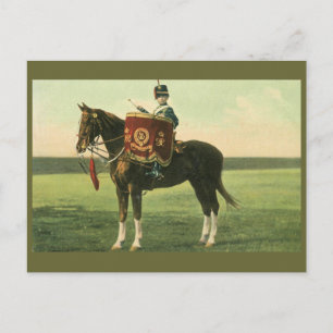 15. The King's Hussars Little Drummer Junge Postkarte