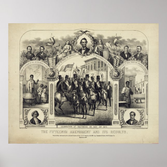 15. Verfassungsänderung und Ergebnisse Poster (Vorne)