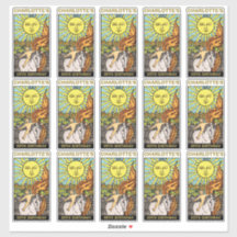15 x 30. Geburtstag Sun Tarot Card Name & Foto
