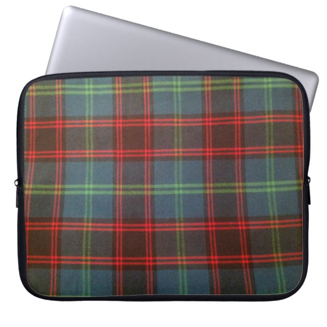 15" Zuhause/Hume Tartan-Laptop-Hülse Laptopschutzhülle (Vorderseite)