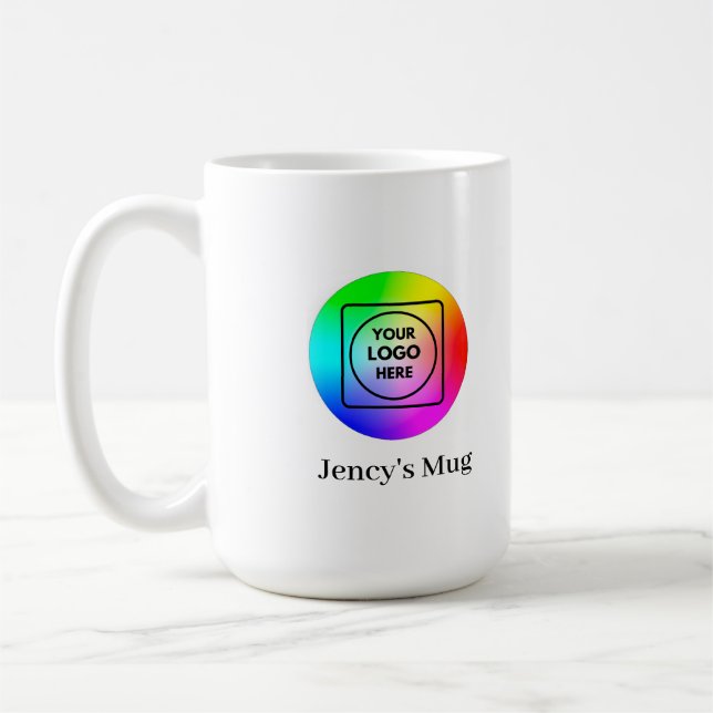 15oz benutzerdefinierte Logo-Mitarbeiter-Werbebech Kaffeetasse (Links)