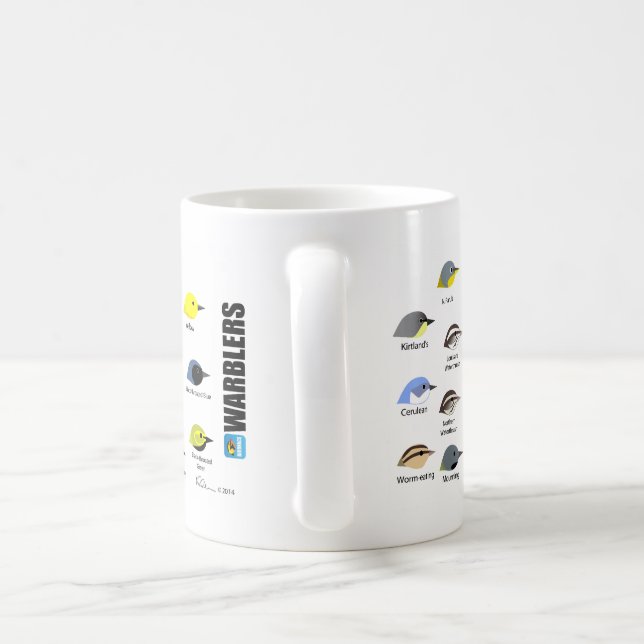 15oz BirdFace Trällerer-Tasse Tasse (Henkel)
