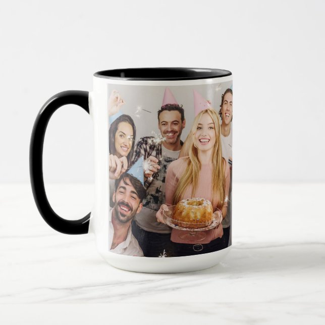 15oz Birthday Group Custom Foto Tasse by Zazz_it (Links)