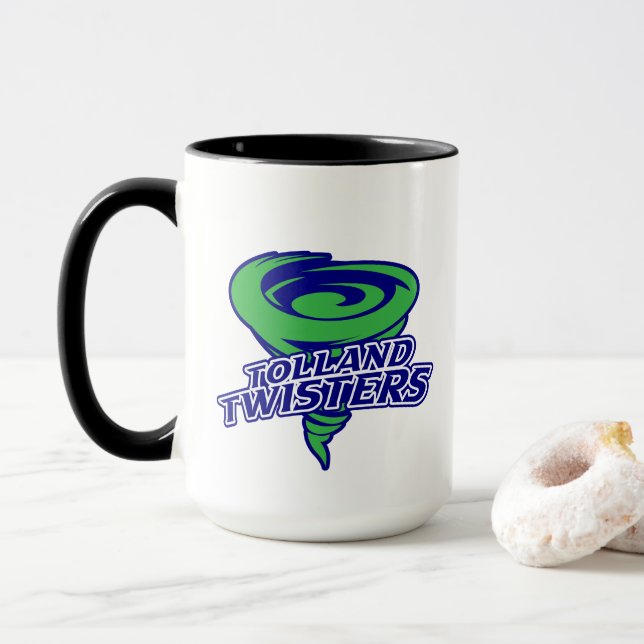 15oz Tolland Twisters Kaffeetasse (Mit Donut)