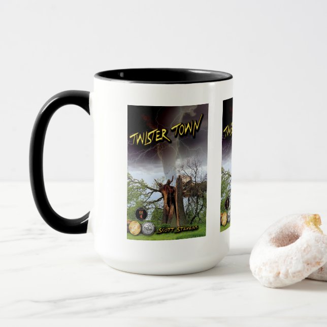 15oz Twister Town Kaffeetasse (Mit Donut)