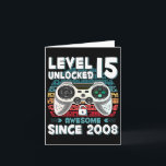 15yr Bday Son Boy Funny Gamer 15. 15. Karte<br><div class="desc">15yr Bday Son Boy Funny Gamer 15. 15. Geburtstag</div>