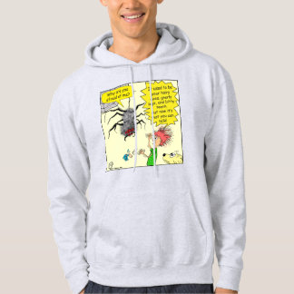 1605 ohne Spinnen Cartoon Hoodie