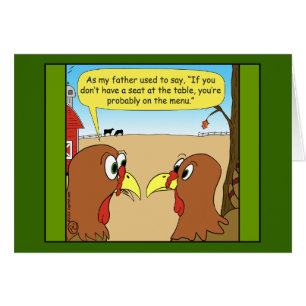 1606 Sitzplatz am Erntedank, Cartoon