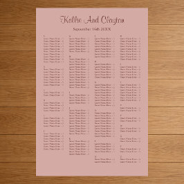 160 Cinnamon Rose Einfache Hochzeitskarte Poster